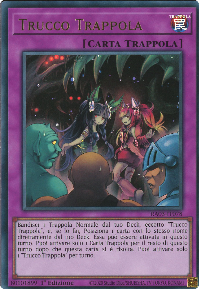 RA03-IT078 Trucco Trappola Ultra Rara 1a Edizione (IT) -NEAR MINT-