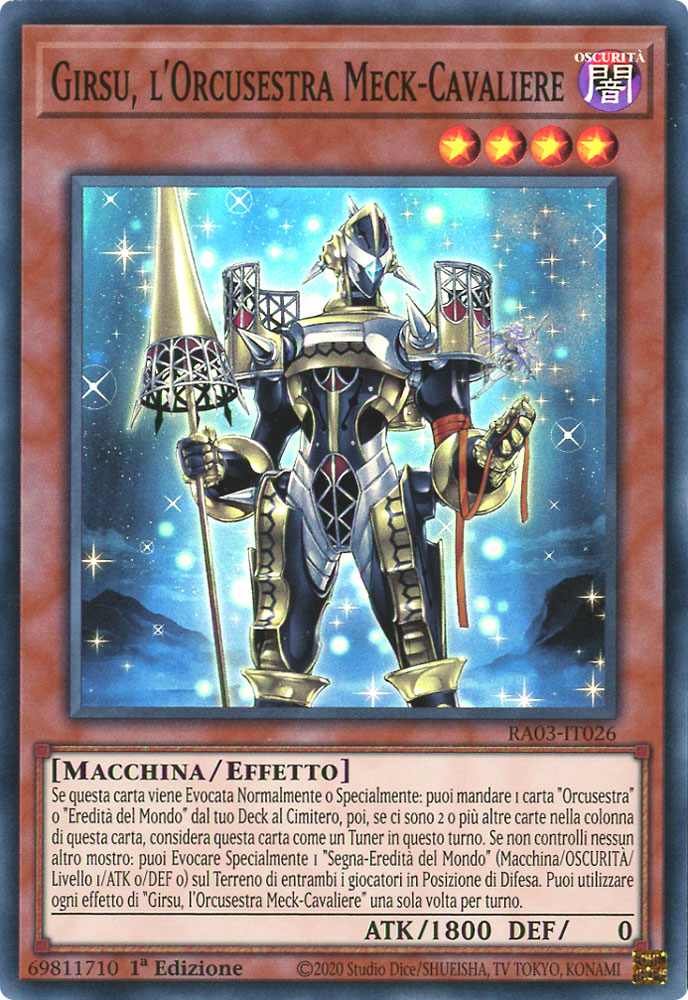 RA03-IT026 Girsu, L'Orcusestra Meck-Cavaliere Super Rara 1a Edizione (IT) -NEAR MINT-