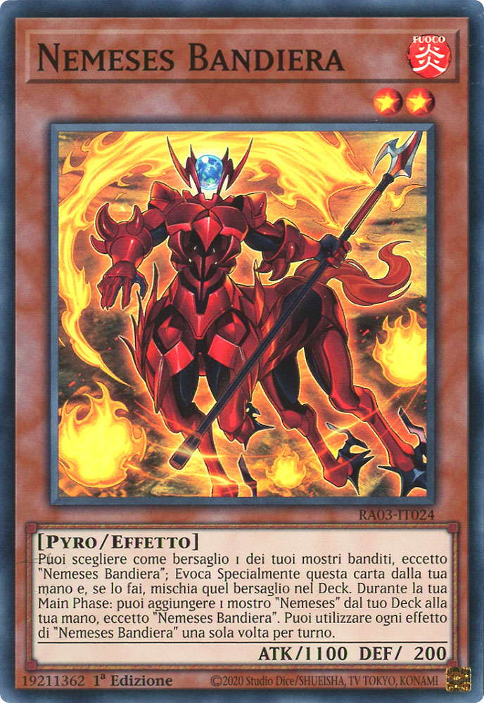 RA03-IT024 Nemeses Bandiera Super Rara 1a Edizione (IT) -NEAR MINT-