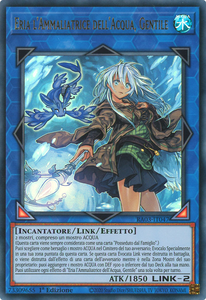 RA03-IT047 Eria l'Ammaliatrice dell'Acqua, Gentile Ultra Rara 1a Edizione (IT) -NEAR MINT-