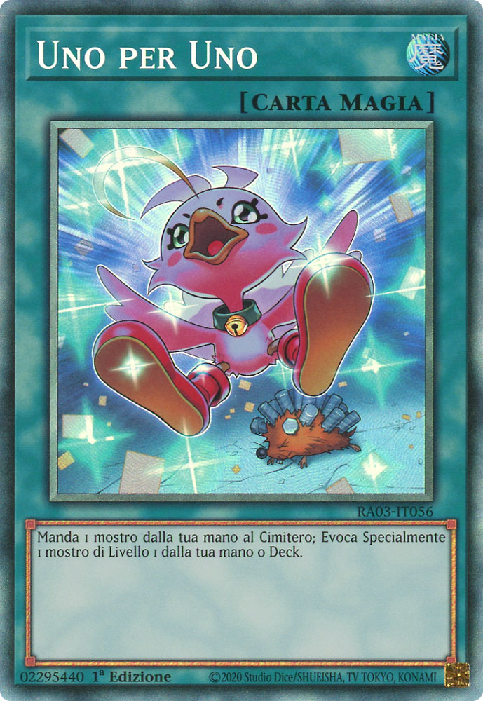 RA03-IT056 Uno per Uno (Versione Alternativa) Rara Collector 1a Edizione (IT) -NEAR MINT-