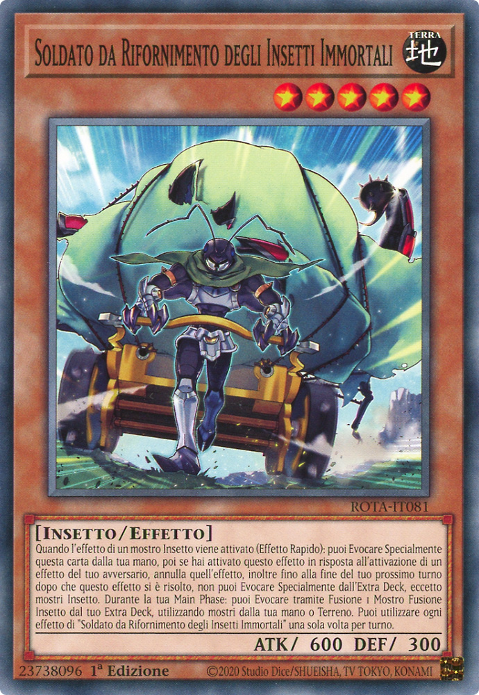 ROTA-IT081 Soldato da Rifornimento degli Insetti Immortali comune 1a Edizione (IT) -NEAR MINT-