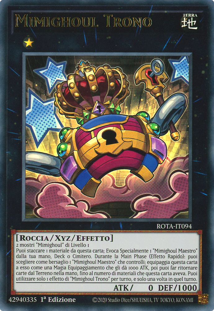 ROTA-IT094 Mimighoul Trono ultra rara 1a Edizione (IT) -NEAR MINT-