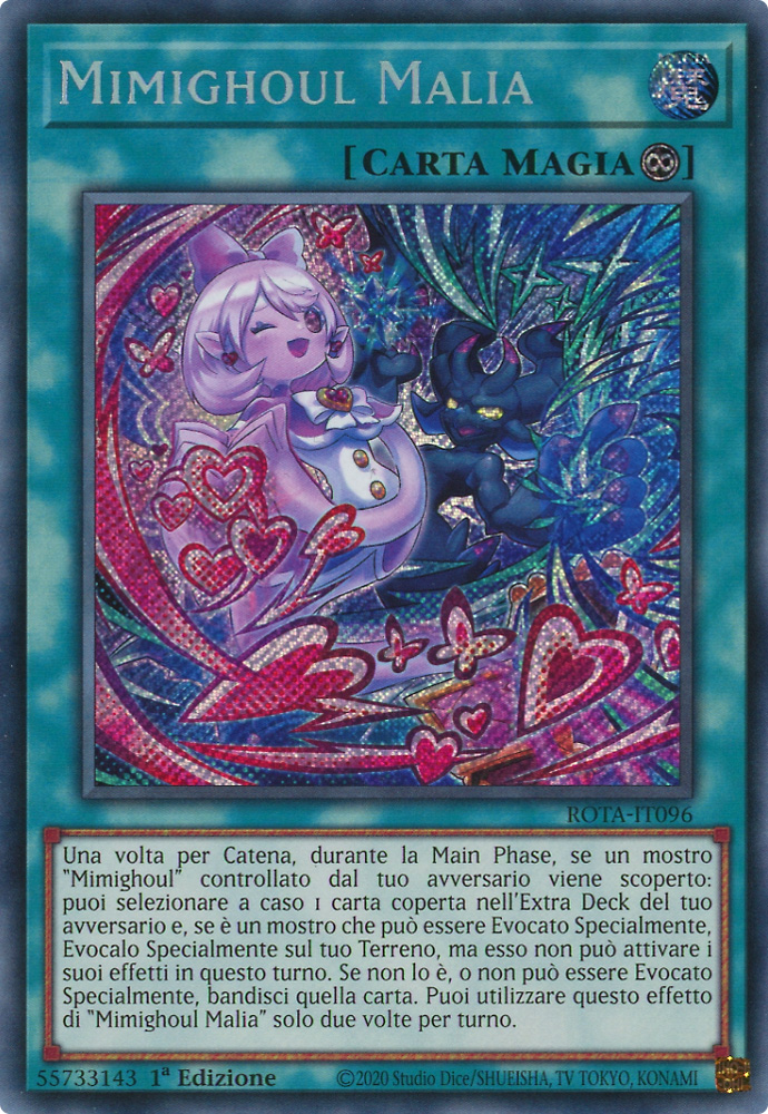 ROTA-IT096 Mimighoul Malia rara segreta 1a Edizione (IT) -NEAR MINT-