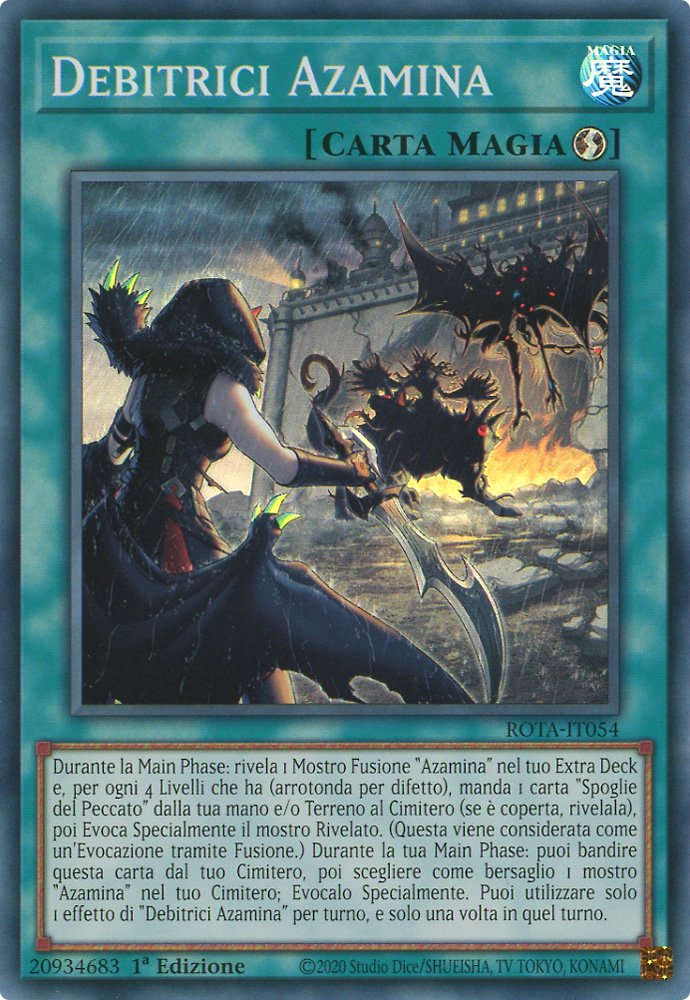 ROTA-IT054 Debitrici Azamina super rara 1a Edizione (IT) -NEAR MINT-