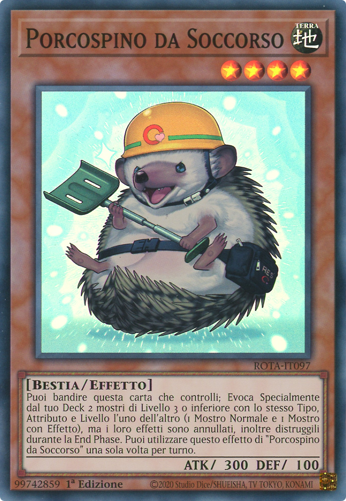 ROTA-IT097 Porcospino da Soccorso super rara 1a Edizione (IT) -NEAR MINT-