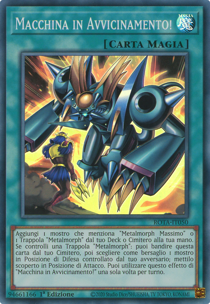 ROTA-IT050 Macchina in Avvicinamento! super rara 1a Edizione (IT) -NEAR MINT-
