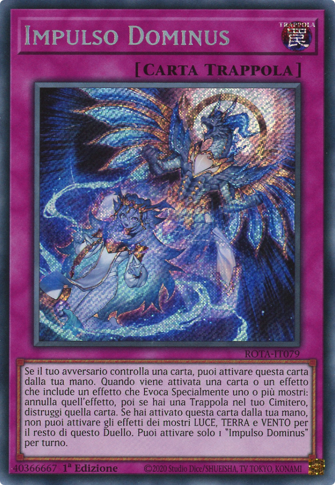 ROTA-IT079 Impulso Dominus rara segreta 1a Edizione (IT) -NEAR MINT-