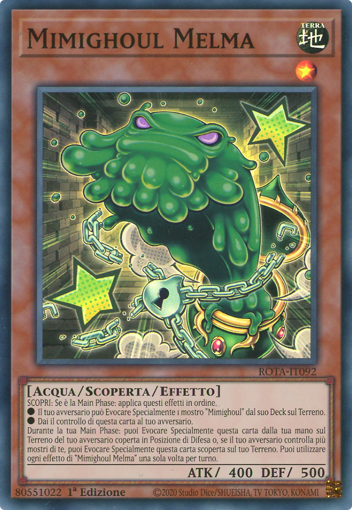 ROTA-IT092 Mimighoul Melma super rara 1a Edizione (IT) -NEAR MINT-