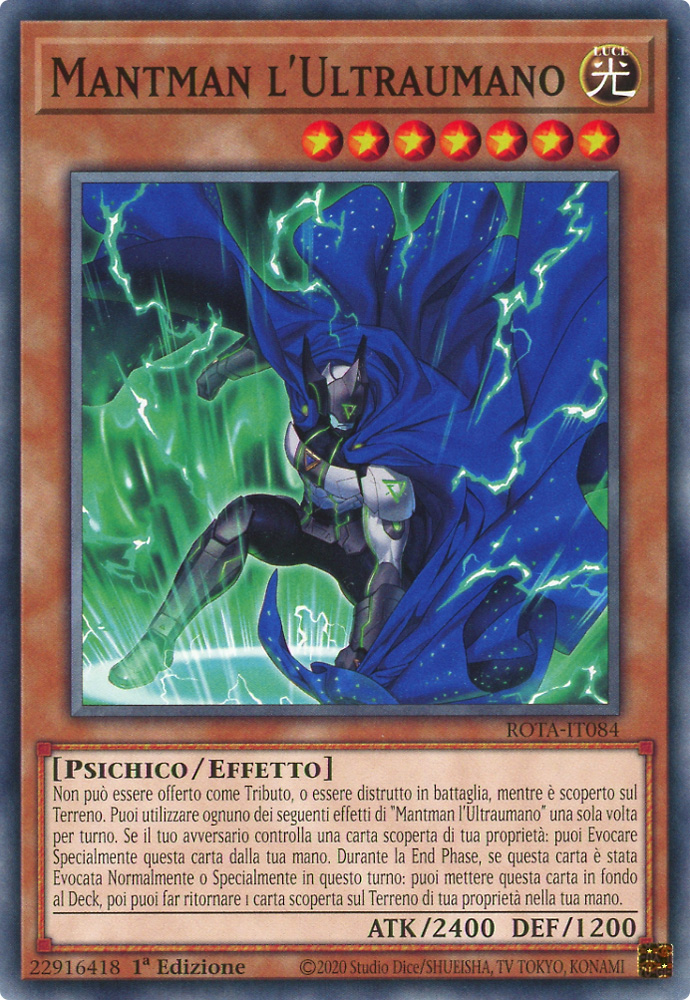 ROTA-IT084 Mantman l'Ultraumano comune 1a Edizione (IT) -NEAR MINT-