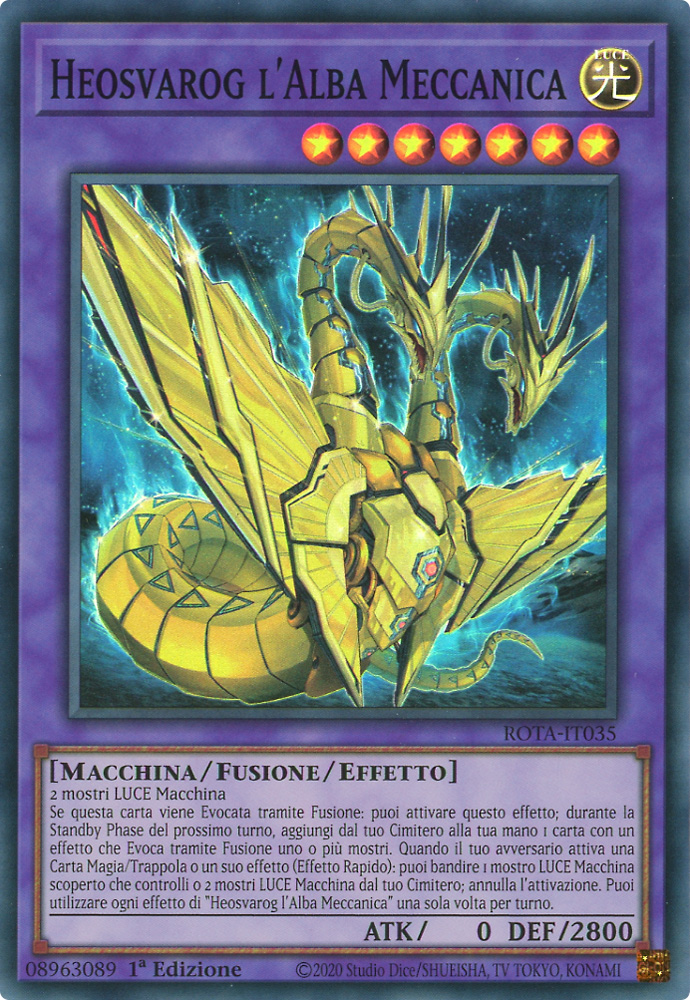 ROTA-IT035 Heosvarog l'Alba Meccanica super rara 1a Edizione (IT) -NEAR MINT-