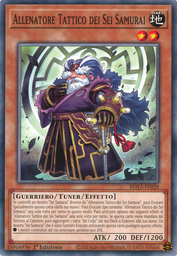 ROTA-IT020 Allenatore Tattico dei Sei Samurai comune 1a Edizione (IT) -NEAR MINT-