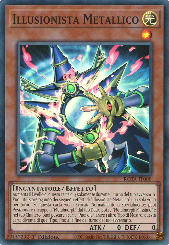 ROTA-IT008 Illusionista Metallico super rara 1a Edizione (IT) -NEAR MINT-