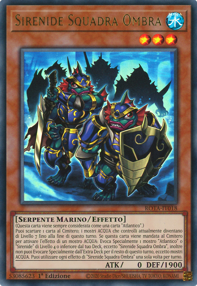 ROTA-IT018 Sirenide Squadra Ombra ultra rara 1a Edizione (IT) -NEAR MINT-