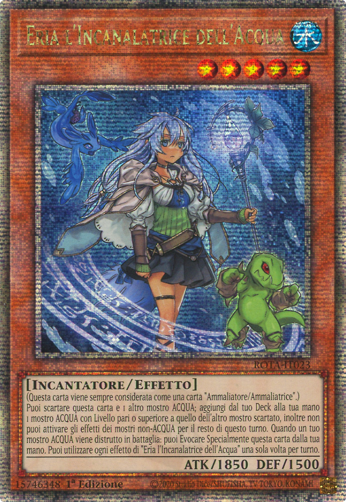ROTA-IT023 Eria l'Incanalatrice dell'Acqua rara segreta quarto di secolo 1a Edizione (IT) -NEAR MINT-