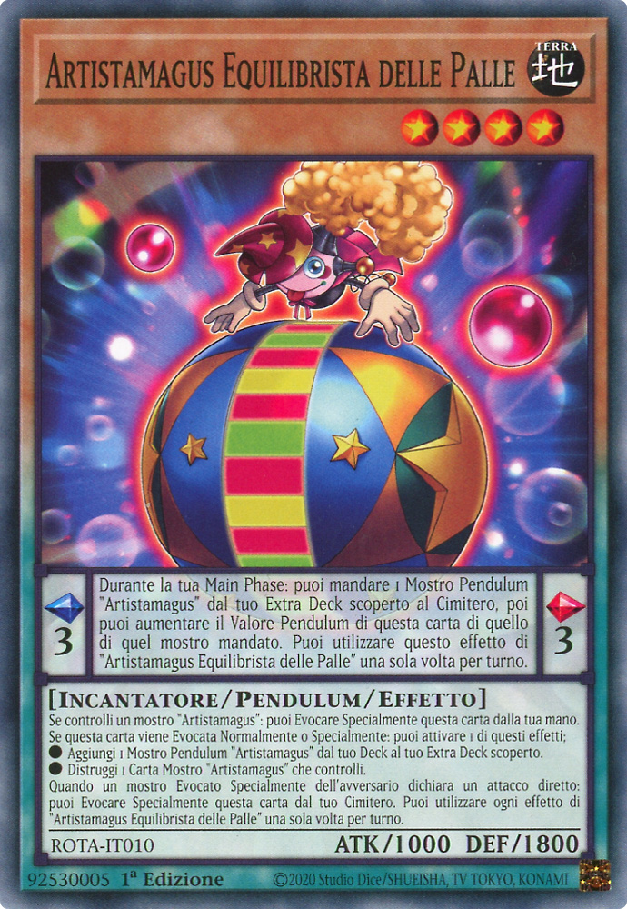 ROTA-IT010 Artistamagus Equilibrista delle Palle comune 1a Edizione (IT) -NEAR MINT-