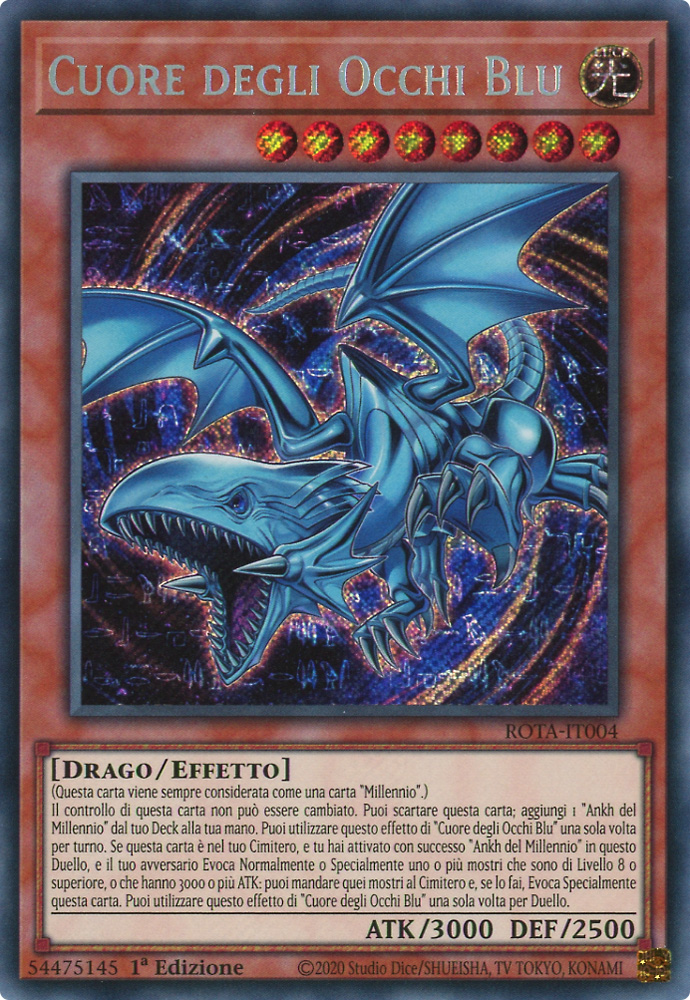 ROTA-IT004 Cuore degli Occhi Blu rara segreta 1a Edizione (IT) -NEAR MINT-