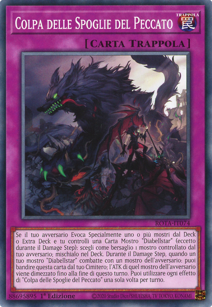 ROTA-IT074 Colpa delle Spoglie del Peccato comune 1a Edizione (IT) -NEAR MINT-