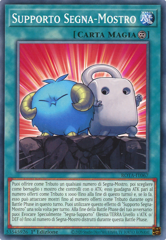 ROTA-IT067 Supporto Segna-Mostro comune 1a Edizione (IT) -NEAR MINT-