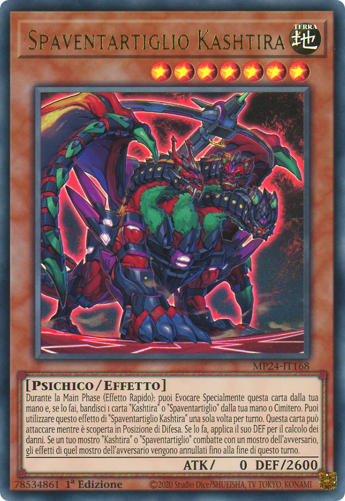 MP24-IT168 Spaventartiglio Kashtira ultra rara 1a Edizione (IT) -NEAR MINT-