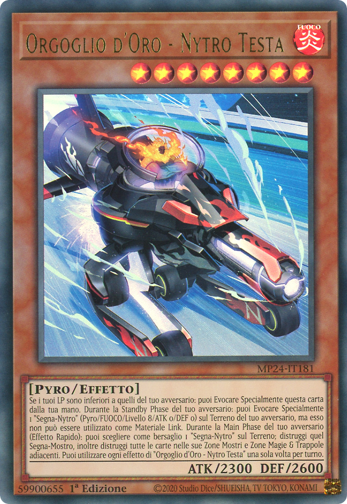 MP24-IT181 Orgoglio d'Oro - Nytro Testa ultra rara 1a Edizione (IT) -NEAR MINT-