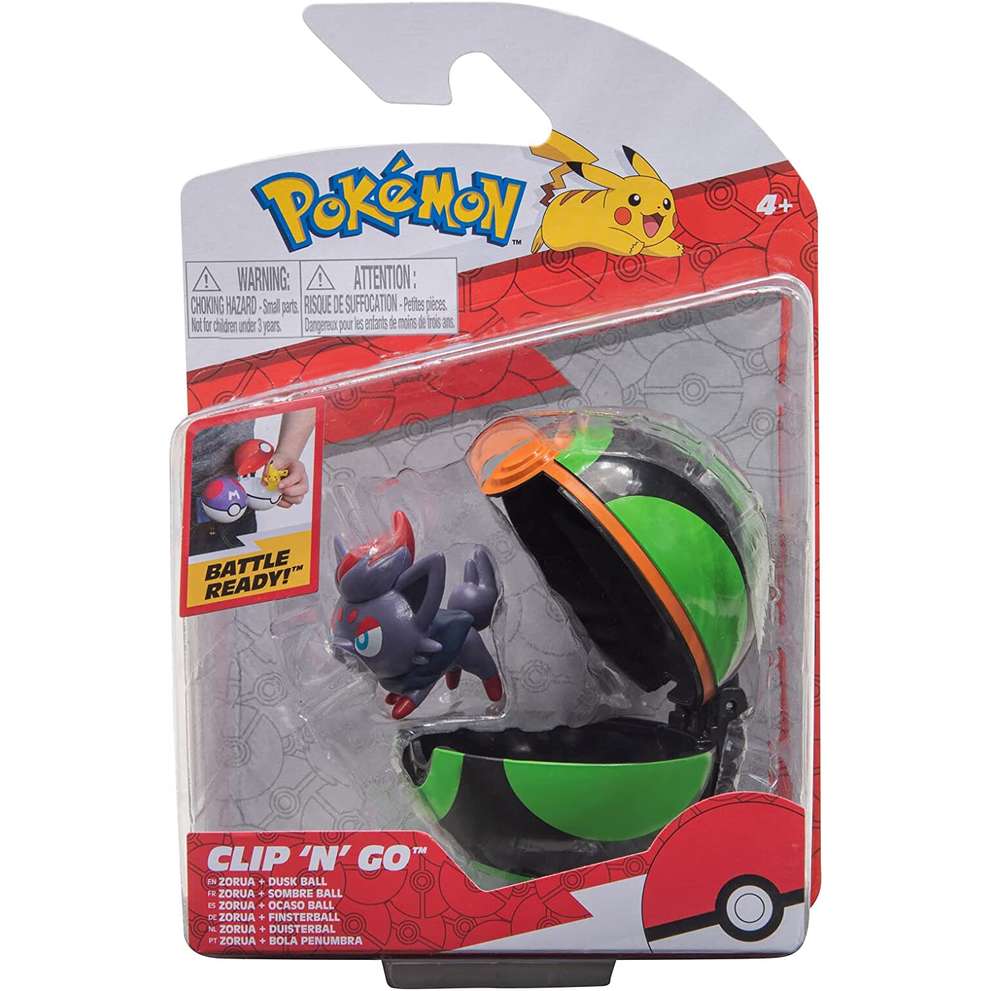 Clip 'N' Go Zorua + Dusk Ball (Scuro Ball) (EN)