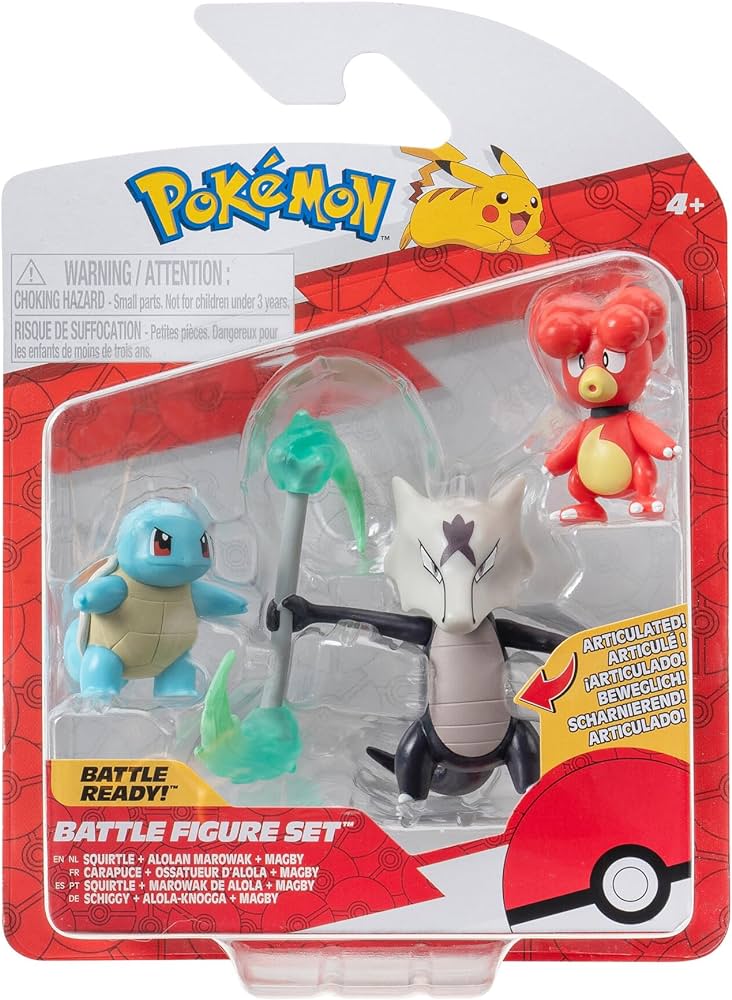 Battle Figure Set Alolan, Alolan Marowak & Magby (EN)