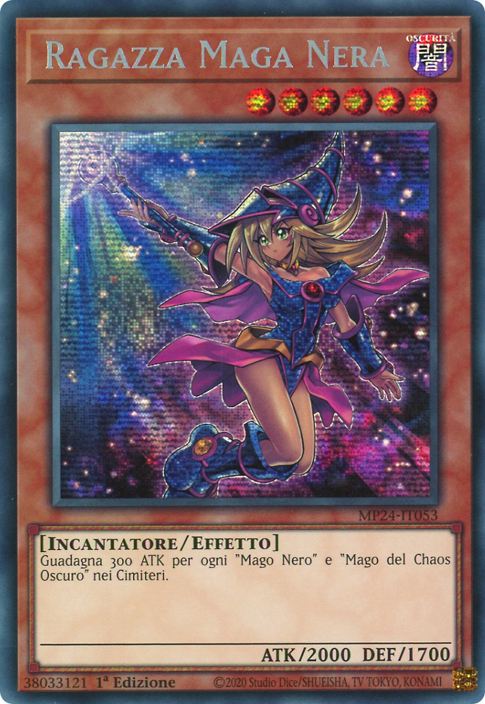 MP24-IT053 Ragazza Maga Nera (Versione Alternativa) rara segreta prismatica 1a Edizione (IT) -NEAR MINT-