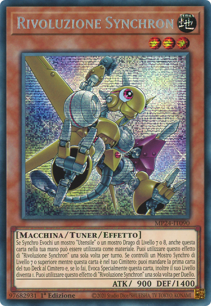 MP24-IT090 Rivoluzione Synchron rara segreta prismatica 1a Edizione (IT) -NEAR MINT-