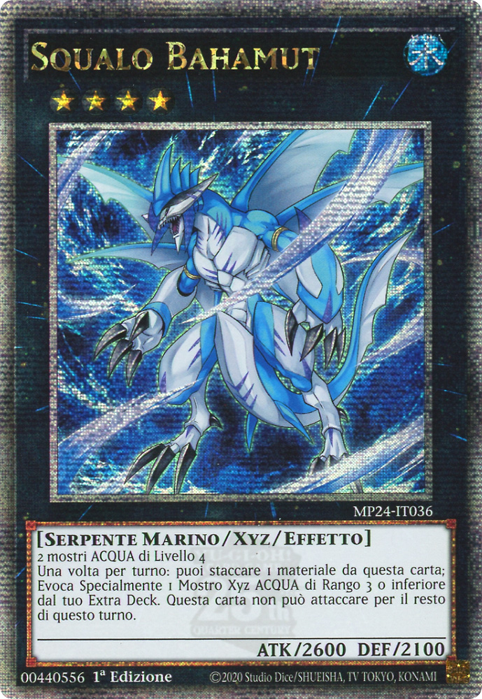 MP24-IT036 Squalo Bahamut rara segreta quarto di secolo 1a Edizione (IT) -NEAR MINT-