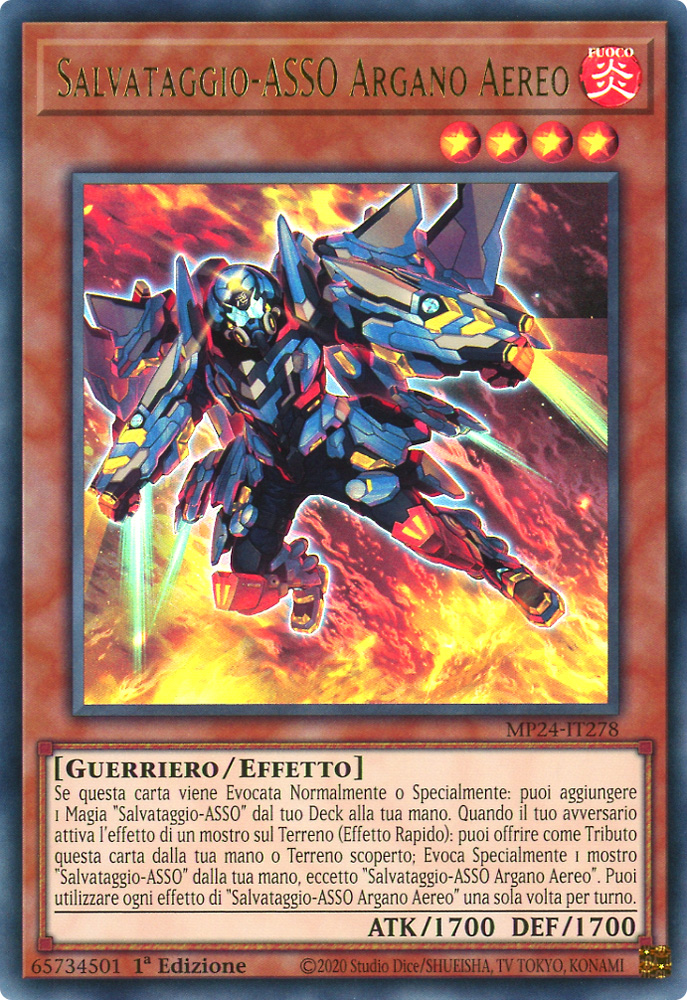MP24-IT278 Salvataggio-ASSO Argano Aereo ultra rara 1a Edizione (IT) -NEAR MINT-