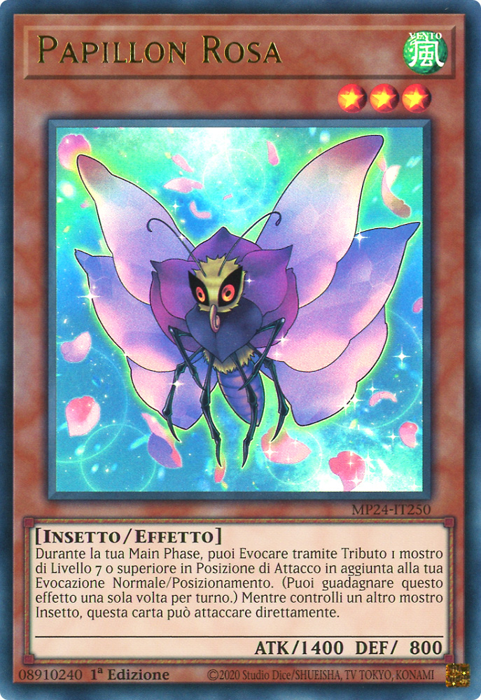 MP24-IT250 Papillon Rosa ultra rara 1a Edizione (IT) -NEAR MINT-