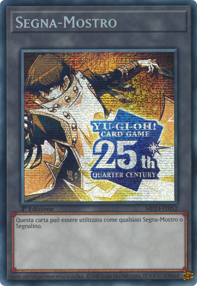 MP24-IT052 Segna-Mostro rara segreta prismatica 1a Edizione (IT) -NEAR MINT-
