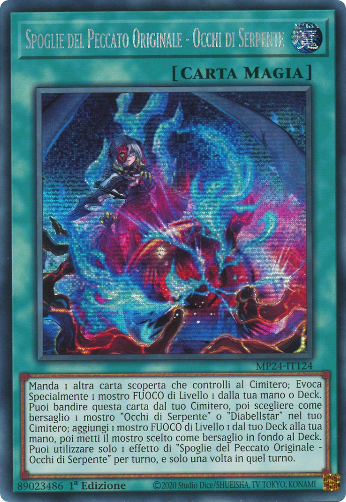 MP24-IT124 Spoglie del Peccato Originale - Occhi di Serpente rara segreta prismatica 1a Edizione (IT) -NEAR MINT-