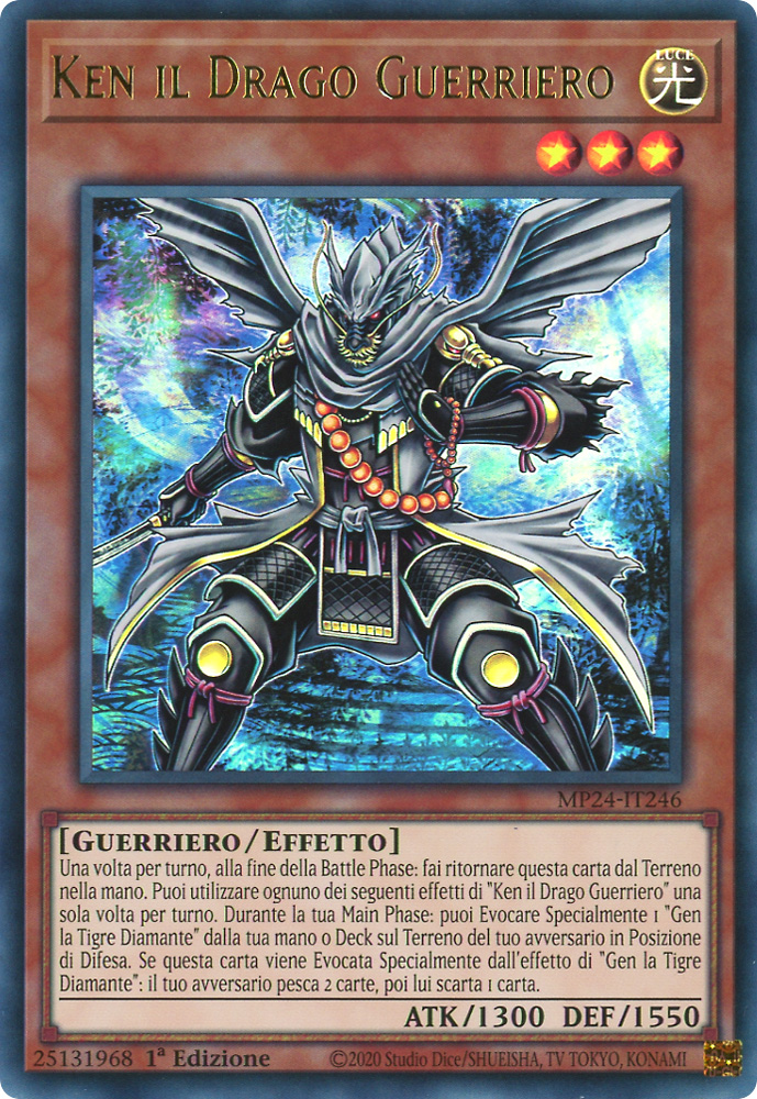 MP24-IT246 Ken il Drago Guerriero ultra rara 1a Edizione (IT) -NEAR MINT-
