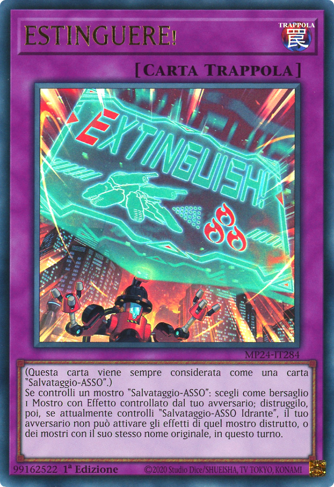 MP24-IT284 ESTINGUERE! ultra rara 1a Edizione (IT) -NEAR MINT-