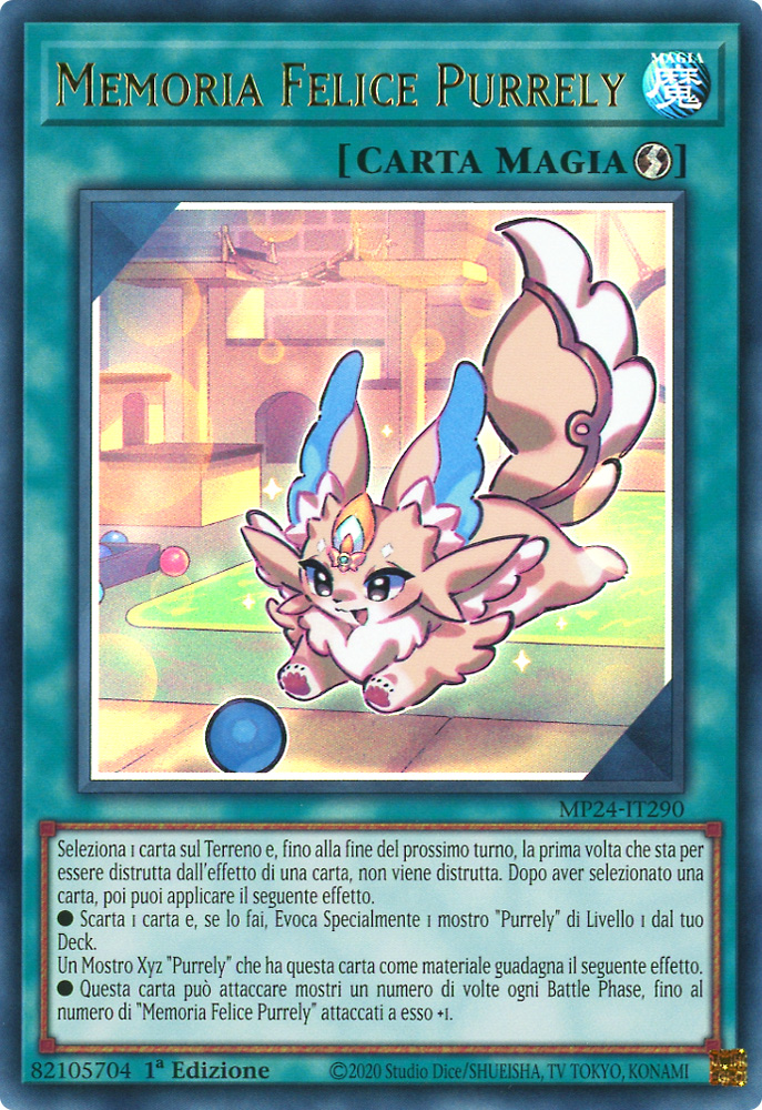 MP24-IT290 Memoria Felice Purrely ultra rara 1a Edizione (IT) -NEAR MINT-