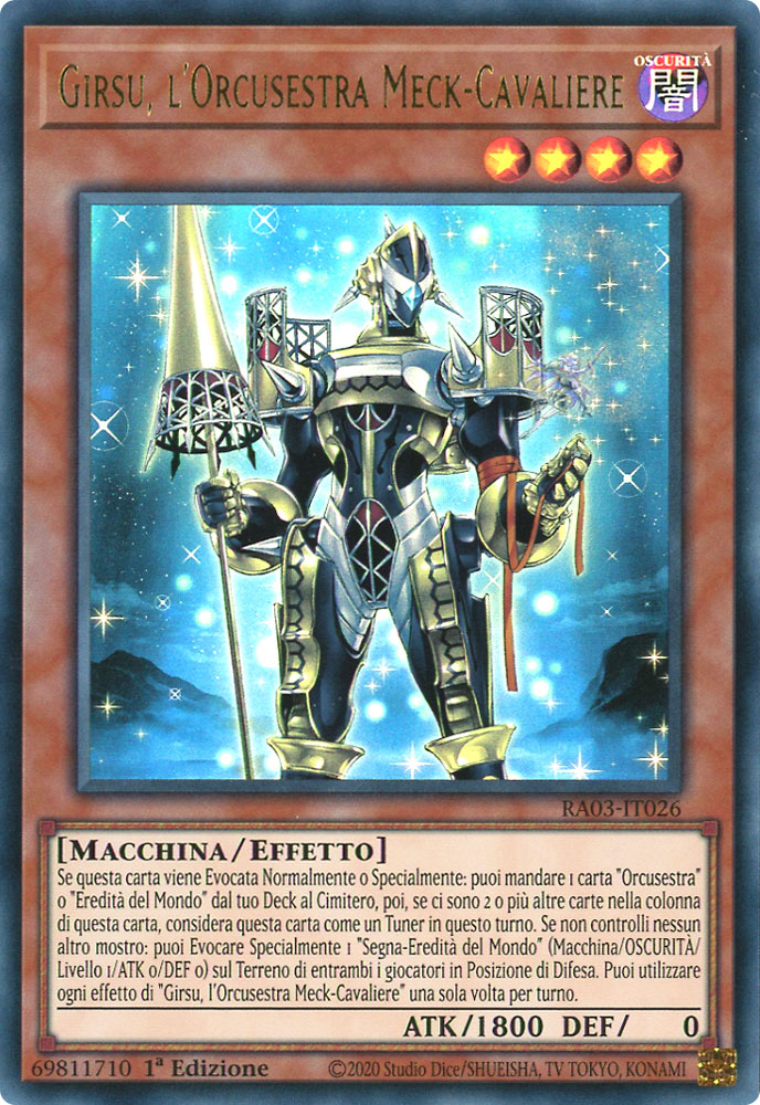 RA03-IT026 Girsu, L'Orcusestra Meck-Cavaliere Ultra Rara 1a Edizione (IT) -NEAR MINT-