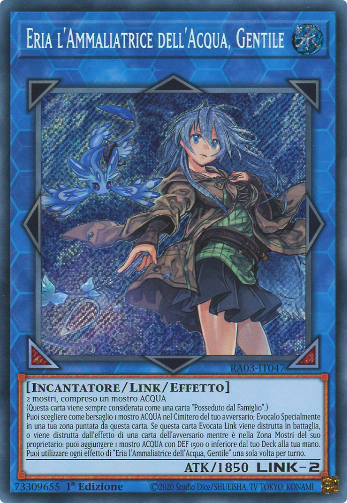 RA03-IT047 Eria l'Ammaliatrice dell'Acqua, Gentile Rara Segreta 1a Edizione (IT) -NEAR MINT-