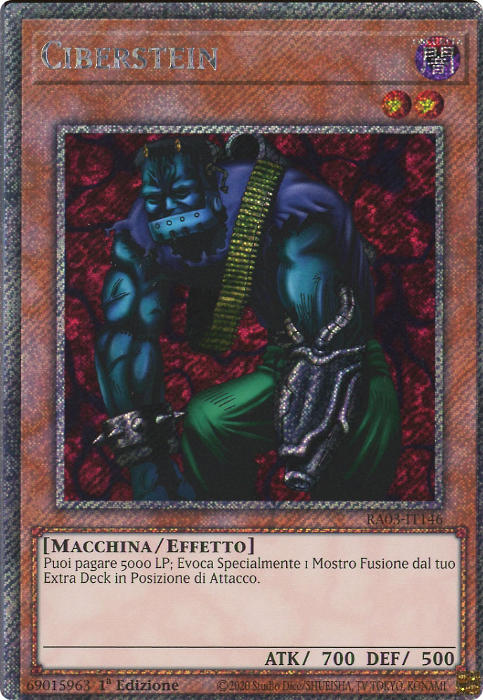 RA03-IT146 Ciberstein Platinum Segreta 1a Edizione (IT) -NEAR MINT-