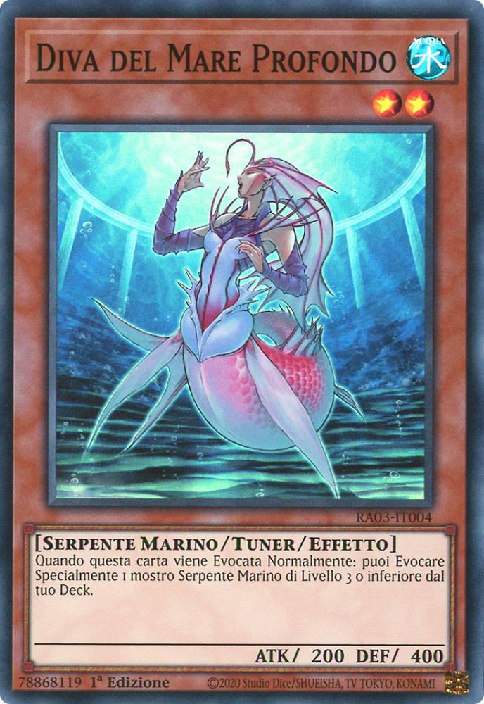 RA03-IT004 Diva del Mare Profondo Super Rara 1a Edizione (IT) -NEAR MINT-