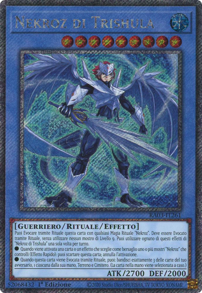 RA03-IT261 Nekroz di Trishula Platinum Segreta 1a Edizione (IT) -NEAR MINT-