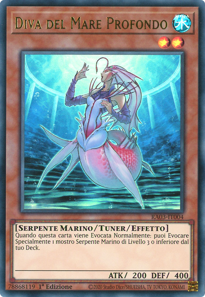 RA03-IT004 Diva del Mare Profondo Ultra Rara 1a Edizione (IT) -NEAR MINT-