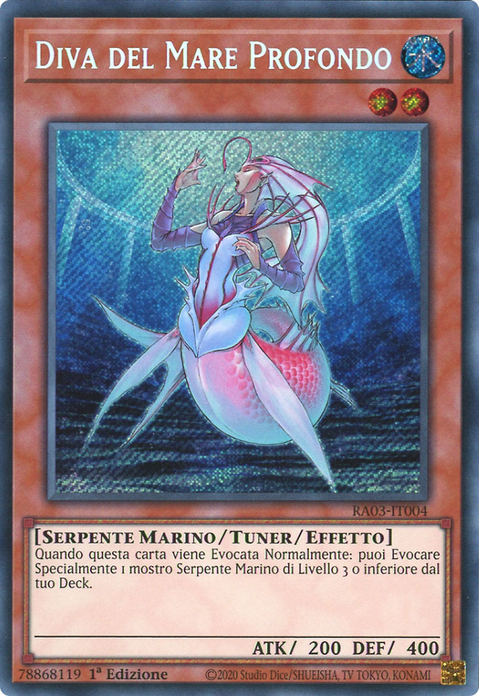 RA03-IT004 Diva del Mare Profondo Rara Segreta 1a Edizione (IT) -NEAR MINT-