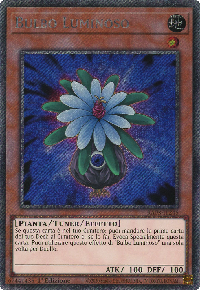 RA03-IT245 Bulbo Luminoso Platinum Segreta 1a Edizione (IT) -NEAR MINT-