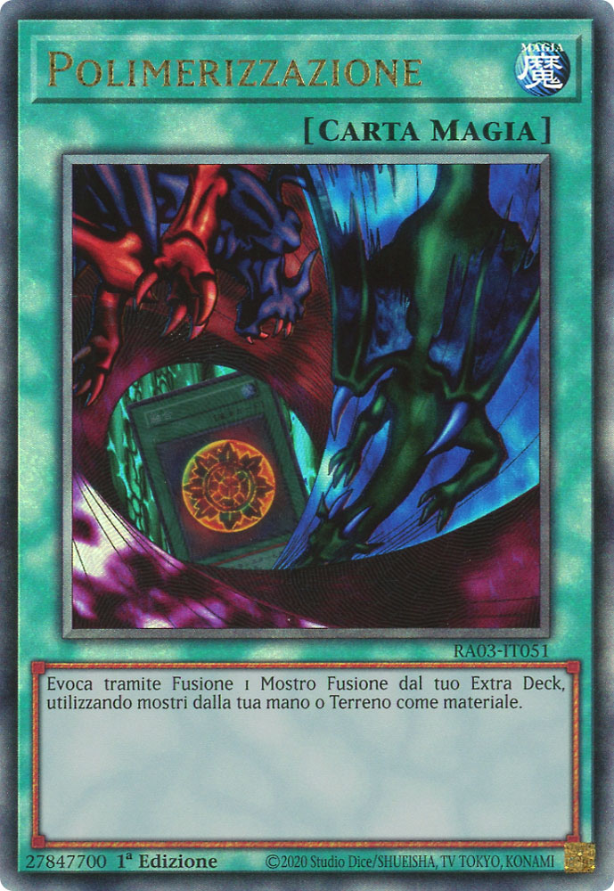 RA03-IT051 Polimerizzazione Rara Ultimate 1a Edizione (IT) -NEAR MINT-