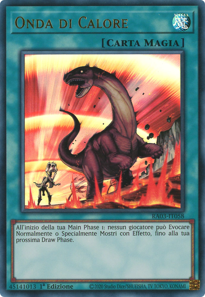 RA03-IT058 Onda di Calore Ultra Rara 1a Edizione (IT) -NEAR MINT-