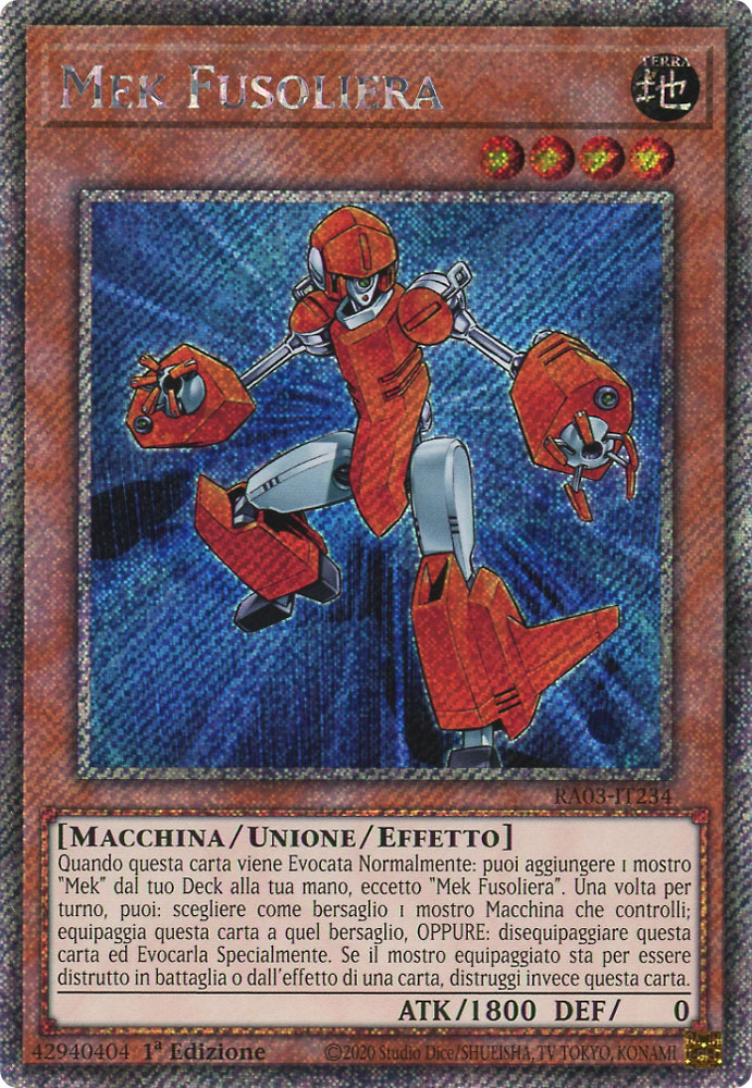 RA03-IT234 Mek Fusoliera Platinum Segreta 1a Edizione (IT) -NEAR MINT-