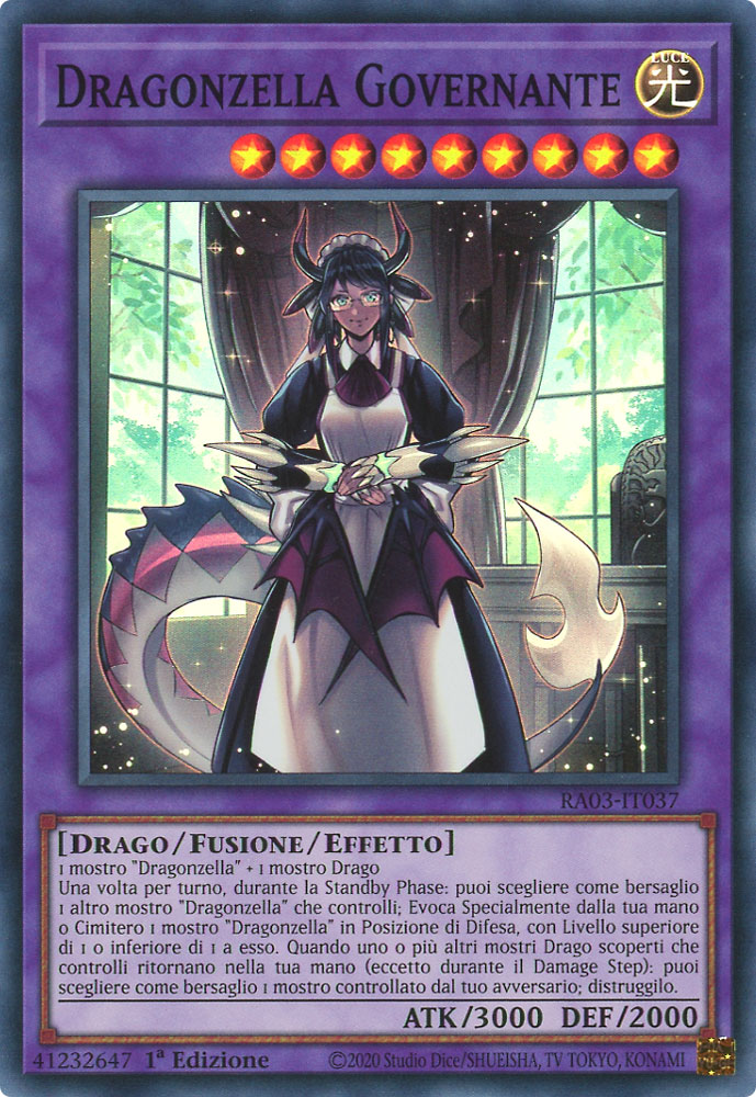 RA03-IT037 Dragonzella Governante Super Rara 1a Edizione (IT) -NEAR MINT-