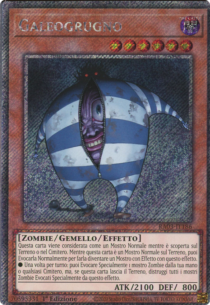 RA03-IT186 Galeogrugno Platinum Segreta 1a Edizione (IT) -NEAR MINT-